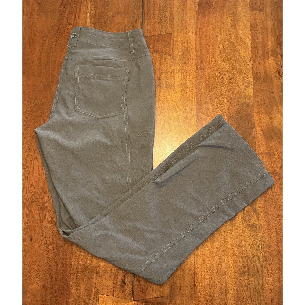 Kuhl Legendary Hiking Pants Womens Size 6 Gray Straight Leg Outdoor Nylon Gorp